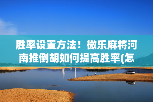 胜率设置方法！微乐麻将河南推倒胡如何提高胜率(怎么才有赢的几率)