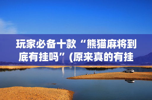 玩家必备十款“熊猫麻将到底有挂吗”(原来真的有挂)-抖音