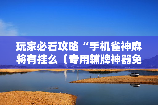 玩家必看攻略“手机雀神麻将有挂么（专用辅牌神器免安装）