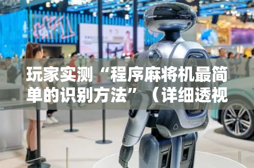 玩家实测“程序麻将机最简单的识别方法”（详细透视教程）-哔哩哔哩