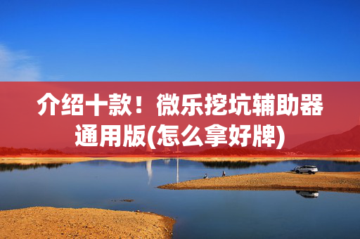 介绍十款！微乐挖坑辅助器通用版(怎么拿好牌)