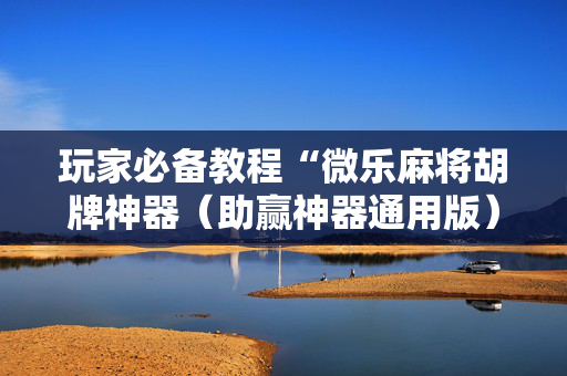 玩家必备教程“微乐麻将胡牌神器（助赢神器通用版）