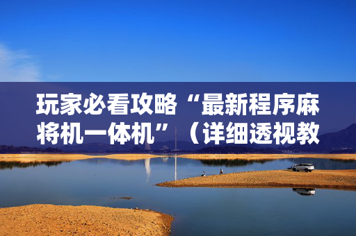 玩家必看攻略“最新程序麻将机一体机”（详细透视教程）-哔哩哔哩