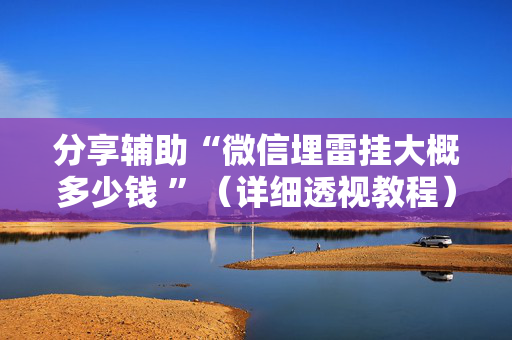分享辅助“微信埋雷挂大概多少钱 ”（详细透视教程）-哔哩哔哩