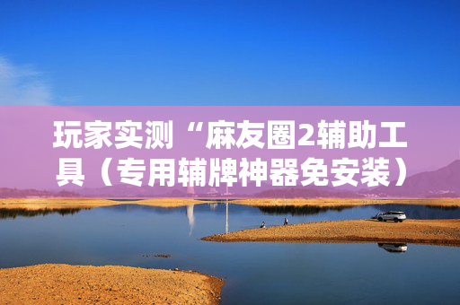 玩家实测“麻友圈2辅助工具（专用辅牌神器免安装）
