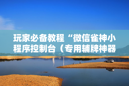 玩家必备教程“微信雀神小程序控制台（专用辅牌神器免安装）
