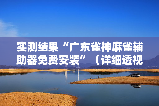 实测结果“广东雀神麻雀辅助器免费安装”（详细透视教程）-哔哩哔哩