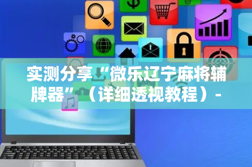 实测分享“微乐辽宁麻将辅牌器”（详细透视教程）-哔哩哔哩