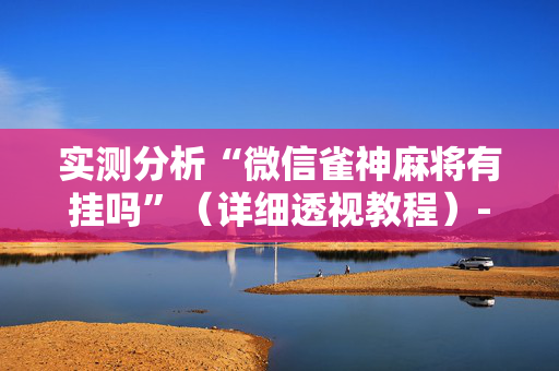 实测分析“微信雀神麻将有挂吗”（详细透视教程）-哔哩哔哩