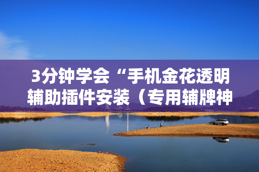 3分钟学会“手机金花透明辅助插件安装（专用辅牌神器免安装）