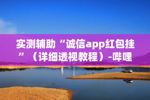 实测辅助“诚信app红包挂”（详细透视教程）-哔哩哔哩