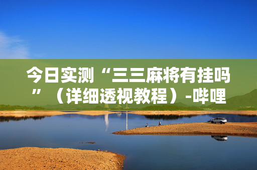 今日实测“三三麻将有挂吗”（详细透视教程）-哔哩哔哩
