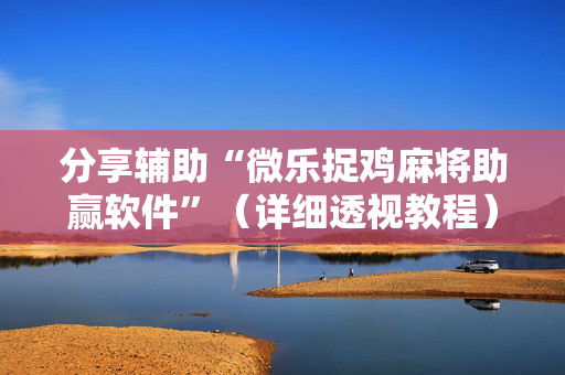 分享辅助“微乐捉鸡麻将助赢软件”（详细透视教程）-哔哩哔哩