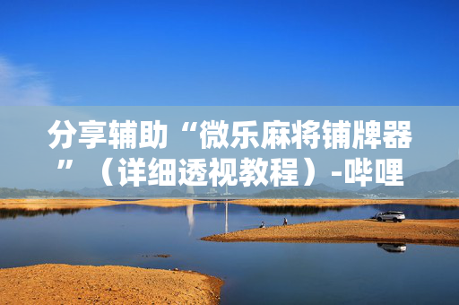 分享辅助“微乐麻将铺牌器”（详细透视教程）-哔哩哔哩
