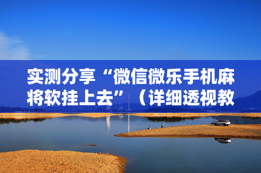 实测分享“微信微乐手机麻将软挂上去”（详细透视教程）-哔哩哔哩