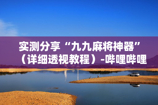 实测分享“九九麻将神器”（详细透视教程）-哔哩哔哩