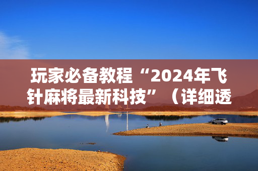 玩家必备教程“2024年飞针麻将最新科技”（详细透视教程）-哔哩哔哩
