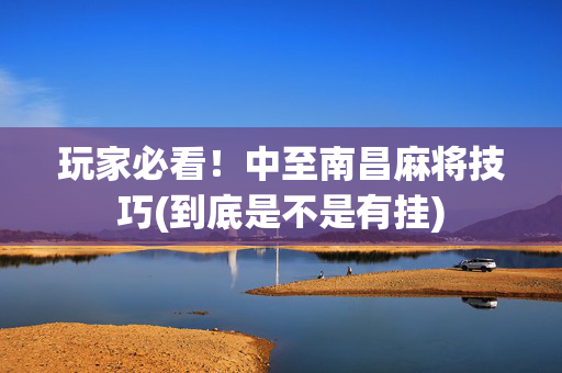玩家必看！中至南昌麻将技巧(到底是不是有挂)