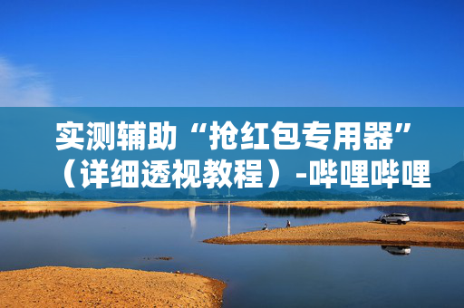 实测辅助“抢红包专用器”（详细透视教程）-哔哩哔哩
