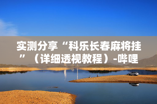 实测分享“科乐长春麻将挂”（详细透视教程）-哔哩哔哩