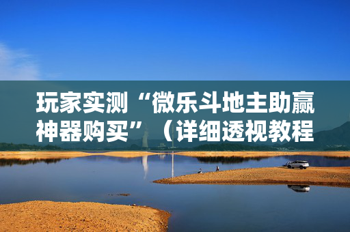 玩家实测“微乐斗地主助赢神器购买”（详细透视教程）-哔哩哔哩