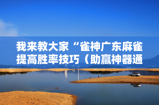 我来教大家“雀神广东麻雀提高胜率技巧（助赢神器通用版）
