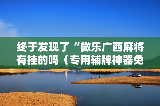 终于发现了“微乐广西麻将有挂的吗（专用辅牌神器免安装）