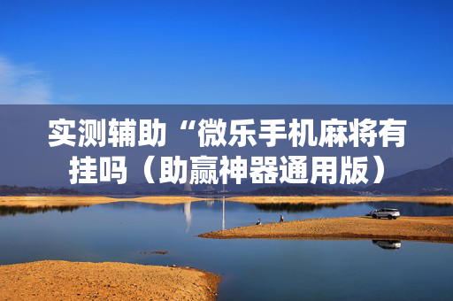 实测辅助“微乐手机麻将有挂吗（助赢神器通用版）