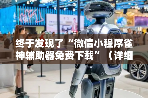 终于发现了“微信小程序雀神辅助器免费下载”（详细透视教程）-哔哩哔哩