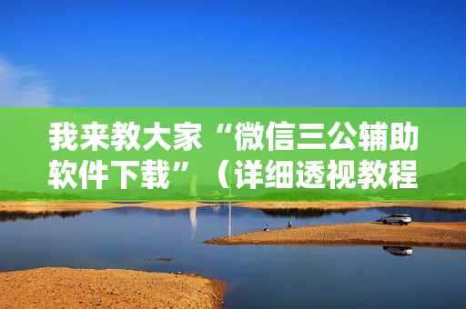 我来教大家“微信三公辅助软件下载”（详细透视教程）-哔哩哔哩