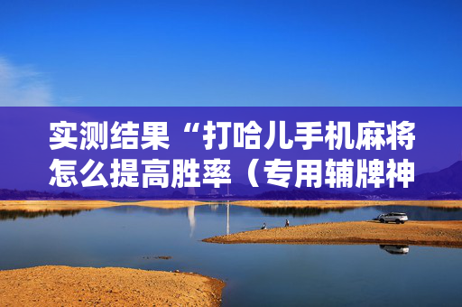 实测结果“打哈儿手机麻将怎么提高胜率（专用辅牌神器免安装）