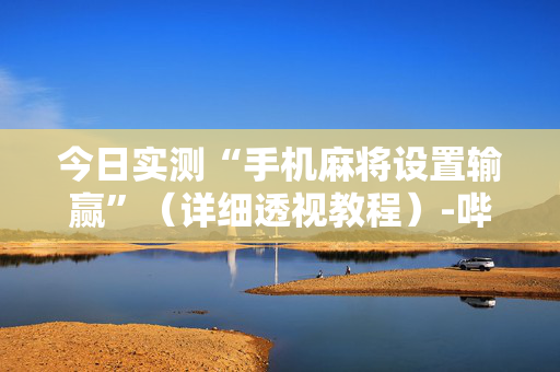 今日实测“手机麻将设置输赢”（详细透视教程）-哔哩哔哩
