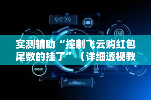 实测辅助“控制飞云购红包尾数的挂了”（详细透视教程）-哔哩哔哩
