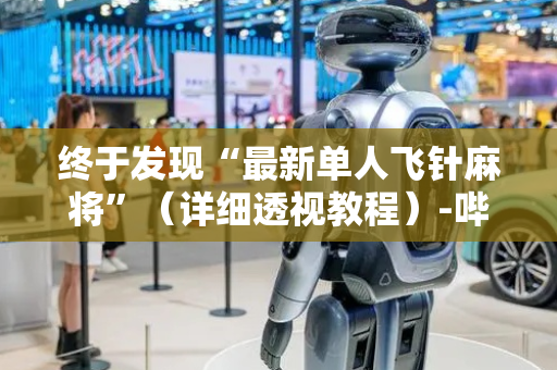 终于发现“最新单人飞针麻将”（详细透视教程）-哔哩哔哩