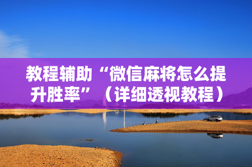 教程辅助“微信麻将怎么提升胜率”（详细透视教程）-哔哩哔哩