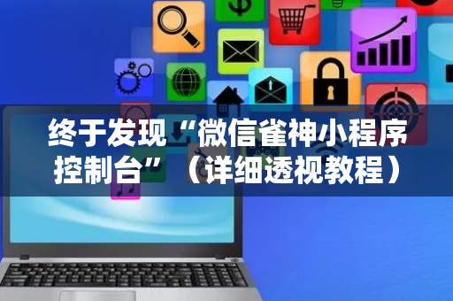 终于发现“微信雀神小程序控制台”（详细透视教程）-哔哩哔哩
