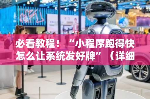 必看教程！“小程序跑得快怎么让系统发好牌”（详细透视教程）-哔哩哔哩