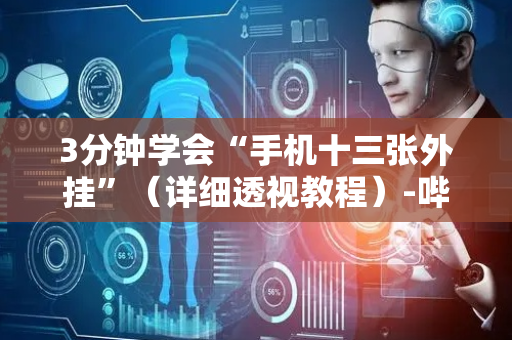 3分钟学会“手机十三张外挂”（详细透视教程）-哔哩哔哩