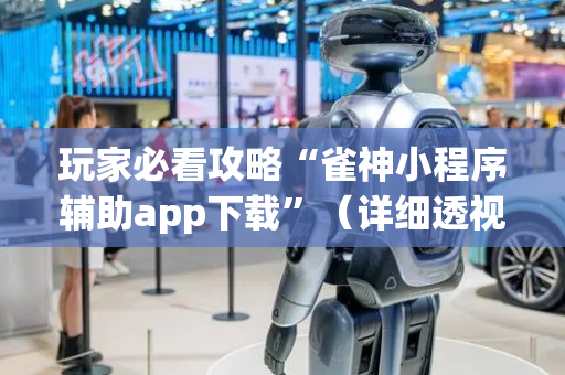 玩家必看攻略“雀神小程序辅助app下载”（详细透视教程）-哔哩哔哩