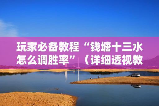 玩家必备教程“钱塘十三水怎么调胜率”（详细透视教程）-哔哩哔哩