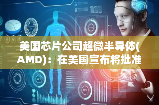 美国芯片公司超微半导体(AMD)：在美国宣布将批准销售后，该公司计划重启向中国出口其MI308芯片
