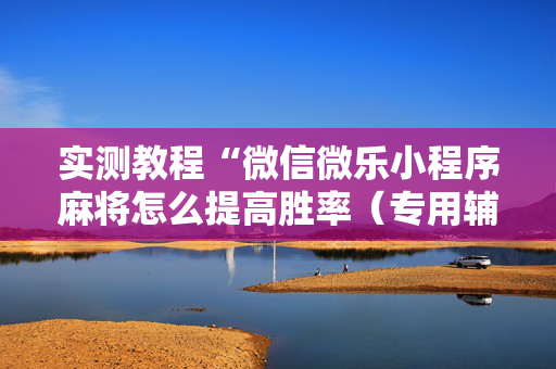 实测教程“微信微乐小程序麻将怎么提高胜率（专用辅牌神器免安装）