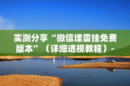 实测分享“微信埋雷挂免费版本”（详细透视教程）-哔哩哔哩