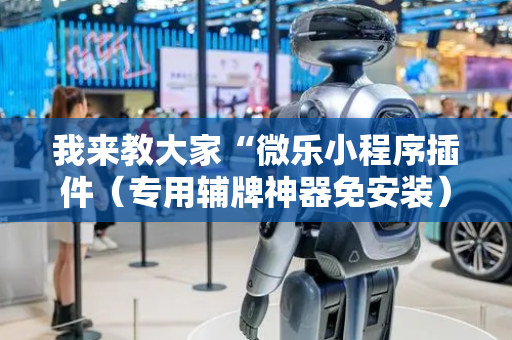 我来教大家“微乐小程序插件（专用辅牌神器免安装）