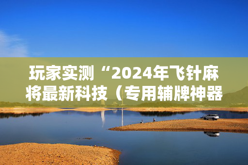 玩家实测“2024年飞针麻将最新科技（专用辅牌神器免安装）
