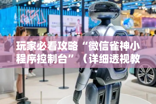 玩家必看攻略“微信雀神小程序控制台”（详细透视教程）-哔哩哔哩