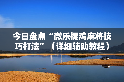 今日盘点“微乐捉鸡麻将技巧打法”（详细辅助教程）-哔哩哔哩