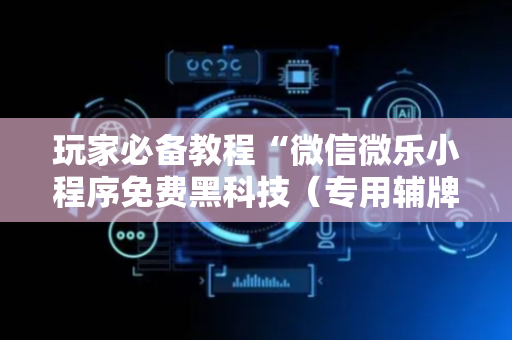 玩家必备教程“微信微乐小程序免费黑科技（专用辅牌神器免安装）