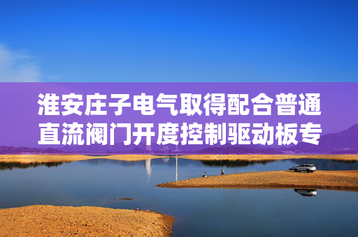 淮安庄子电气取得配合普通直流阀门开度控制驱动板专利，简单实用经济实惠