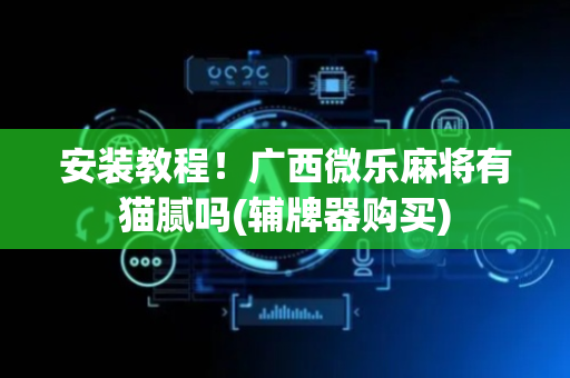 安装教程！广西微乐麻将有猫腻吗(辅牌器购买)